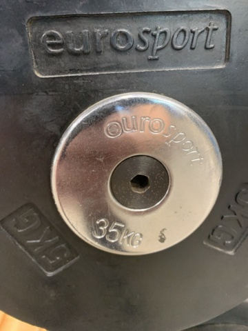 1422556-7 Skivstångsställ med vikter, Eurosport