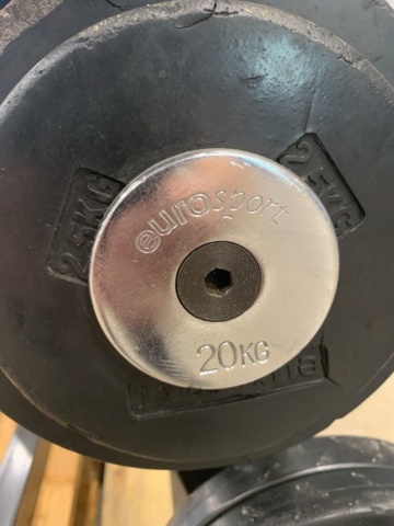 1422556-8 Skivstångsställ med vikter, Eurosport