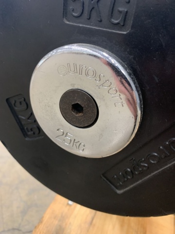 1422556-10 Skivstångsställ med vikter, Eurosport