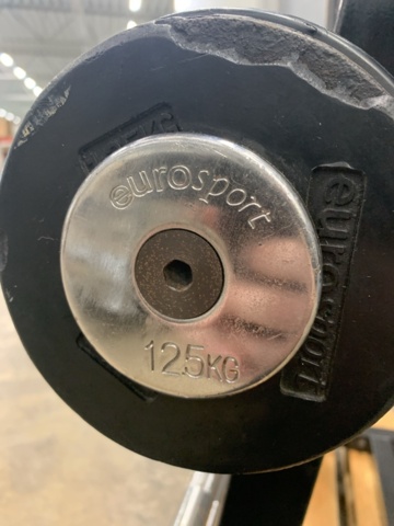 1422556-12 Skivstångsställ med vikter, Eurosport