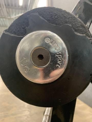 1422556-13 Skivstångsställ med vikter, Eurosport