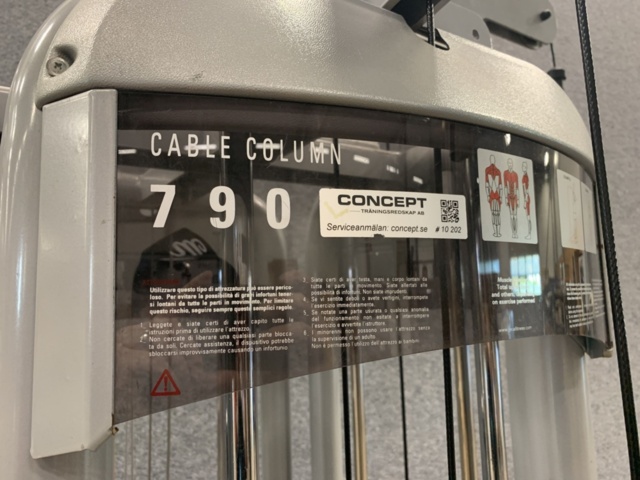 1422558-27 Kabelmaskin/multigym, Teca 500 790