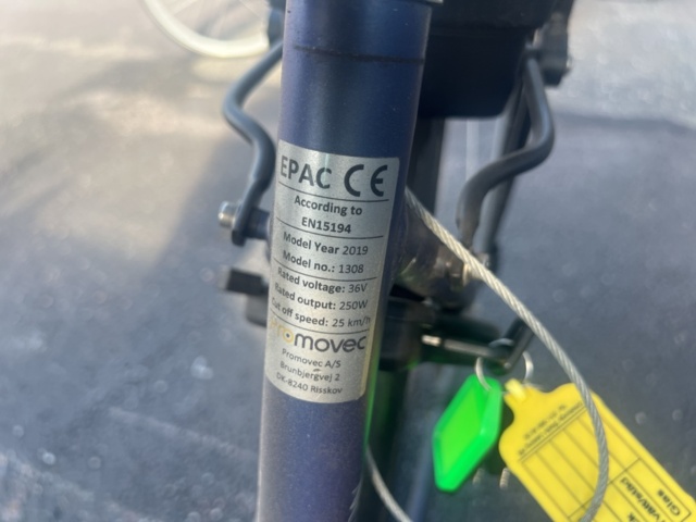 1395653-6 Elcykel Raleigh Darlington 1308 -2019 (Reparationsobjekt)