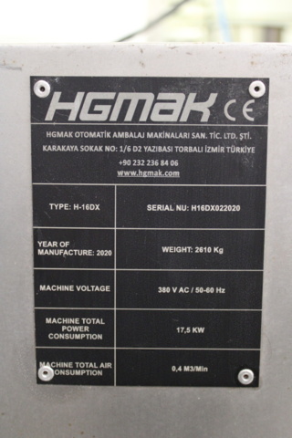 1422640-25 Påsförpackningsmaskin HGMAK H16 Duplex 2019