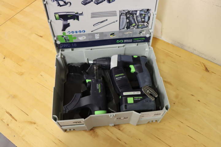 1295663-3 Skruvautomat Festool DWC 18-4500 och AF 55-DWC