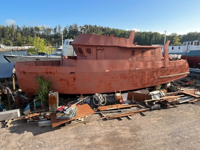 1422642-2 Stålskrov, 55-fot, projekt, design Bruce Roberts