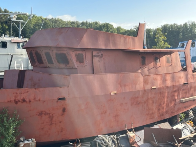 1422642-4 Stålskrov, 55-fot, projekt, design Bruce Roberts