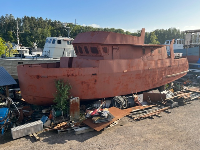 1422642-3 Stålskrov, 55-fot, projekt, design Bruce Roberts