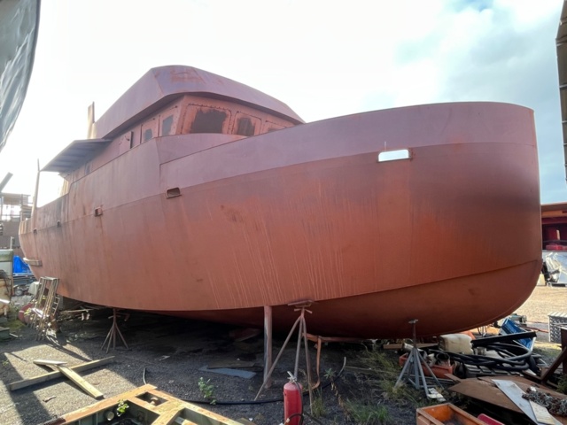 1422642-7 Stålskrov, 55-fot, projekt, design Bruce Roberts