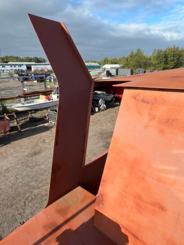 1422642-31 Stålskrov, 55-fot, projekt, design Bruce Roberts