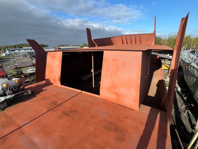 1422642-40 Stålskrov, 55-fot, projekt, design Bruce Roberts