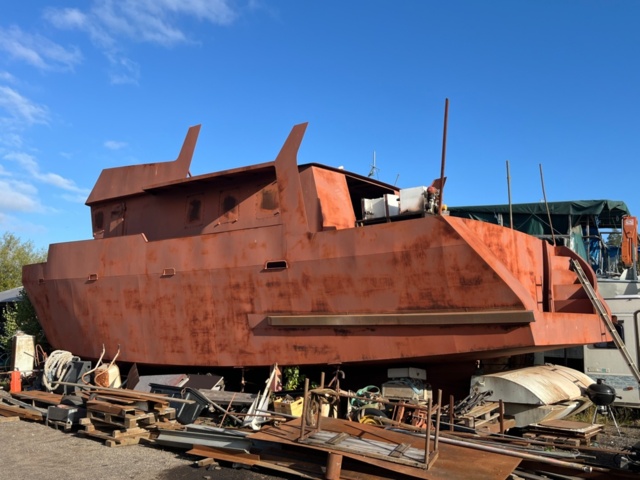 1422642-44 Stålskrov, 55-fot, projekt, design Bruce Roberts