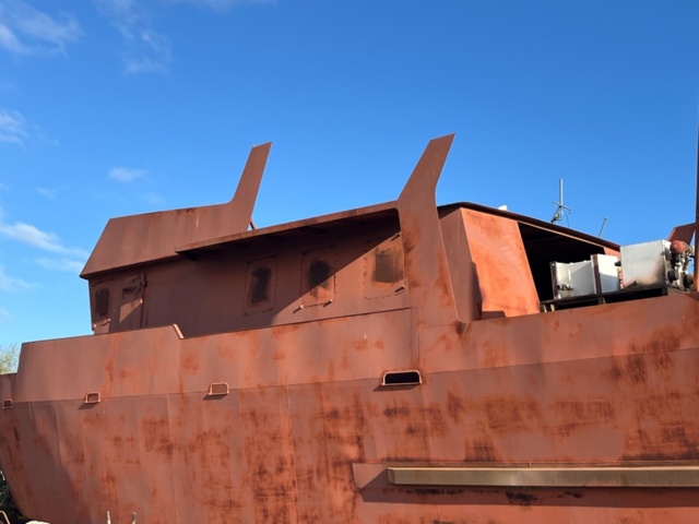 1422642-45 Stålskrov, 55-fot, projekt, design Bruce Roberts