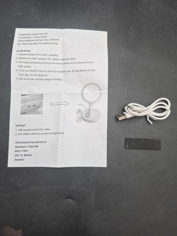 1422657-6 Sminkspegel, 24 st, uppladdningsbar