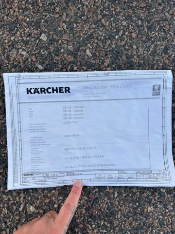 1343762-27 Kärcher SB OB Högtryckstvättstation – specialutgåva Sweden Rock Festival