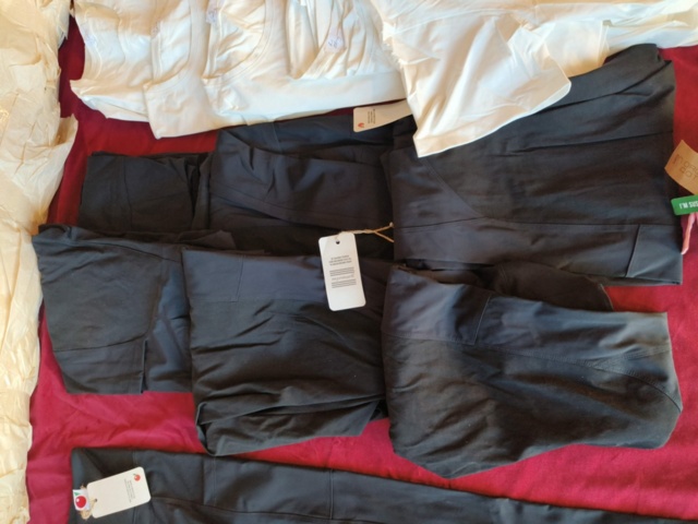 1331914-7 Clothing section with t-shirts and pants