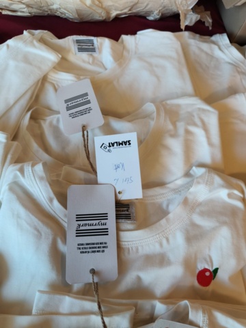 1331914-20 Clothing section with t-shirts and pants