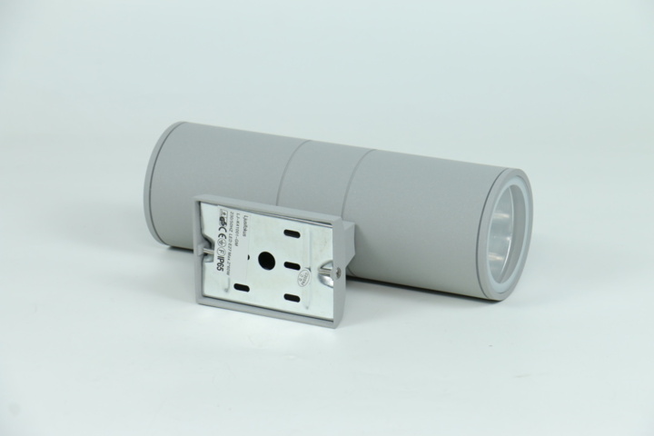 1424200-4 Fasadbelysning 10st - IP65 - Grå - Frakt ingår