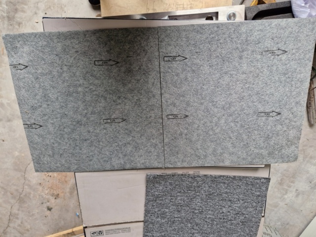 1424201-5 Textilmattor/Kontorsmattor 20 m² nytt