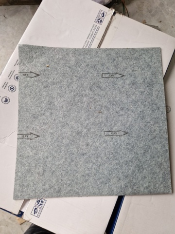 1424201-6 Textilmattor/Kontorsmattor 20 m² nytt