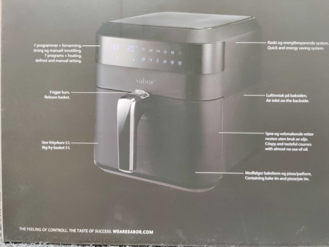 1422397-7 Airfryer Sabor Ultimate 5L