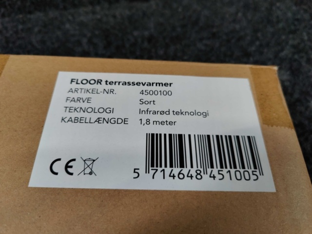 1422441-8 Terrassvärmare TBH 800W golvmodell