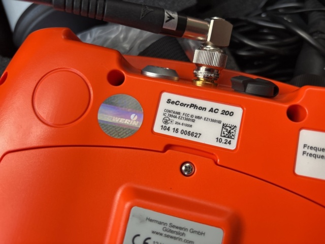 1204792-5 Mobilt vattenläckagesökningssystem - Sewerin SeCorrPhon AC 200