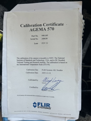 1204803-3 Värmekamera med tillbehör - FLIR Agema 570