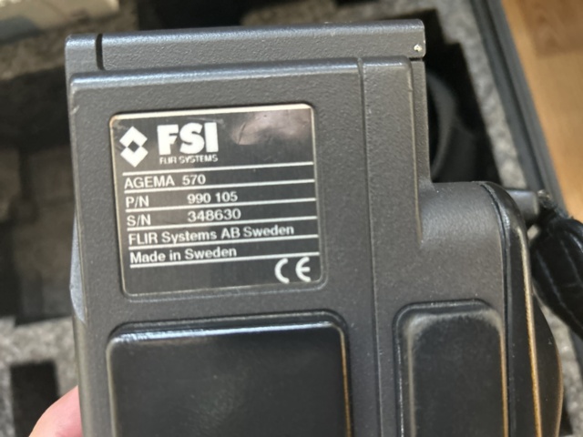 1204803-12 Värmekamera med tillbehör - FLIR Agema 570