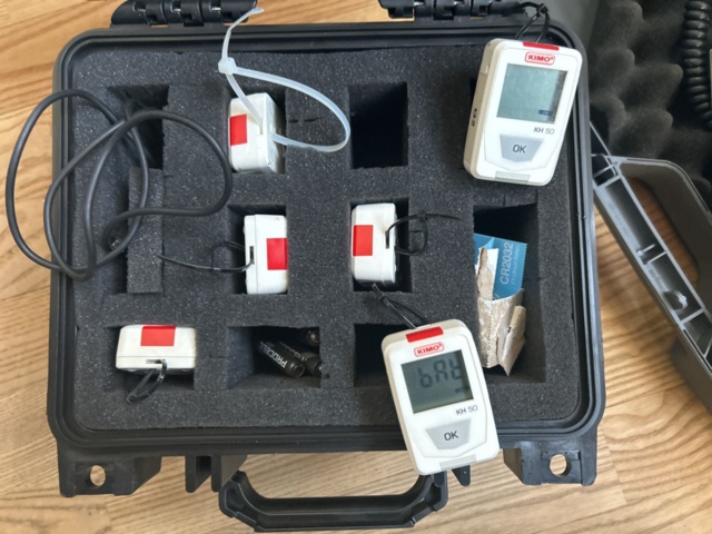 1204800-3 Temperature data loggers 6 pcs - Kimo KH 50
