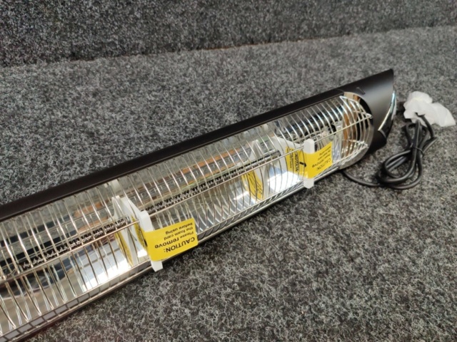 1422708-5 Infravärmare Wichco 2000W, Svart