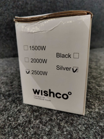 1422791-3 Infrared heater Wichco 2500W, Silver