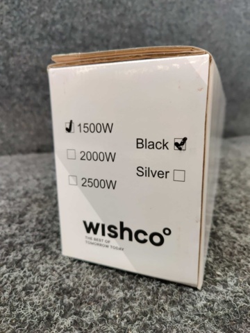 1423814-3 Infravärmare Wichco 1500W, Svart