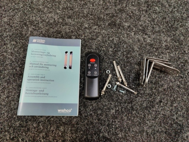 1423855-6 Infravärmare Wichco 2500W, Svart