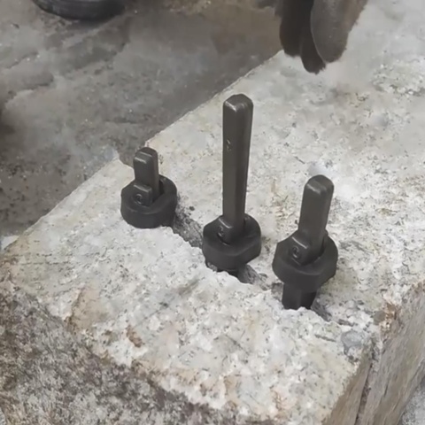 1424391-2 5 pcs Crack wedges / Stone wedge 12 mm x 125 mm - Free shipping