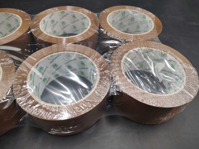 1383729-3 Packing tape, 108 pcs - Optinord66 mx 48 mm - Brown (No Noise)