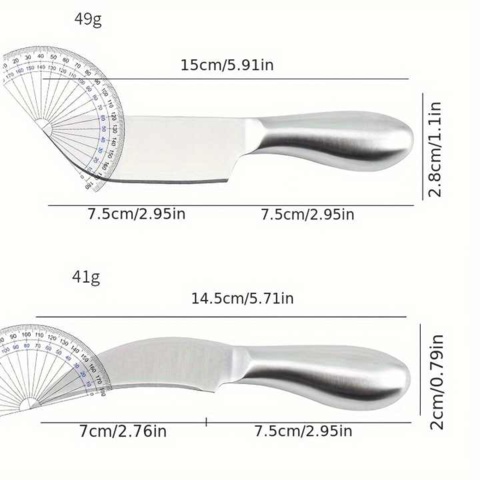 1424578-3 2 st set Fruktknivset Dekor & Skär – 4 delar - Fri frakt