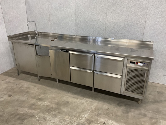 1406469-3 Kylbänk Kema blue line med ho och blandare