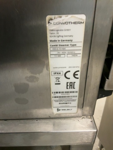 1425258-10 2 st.Convotherm  Combiugnar mini -2019