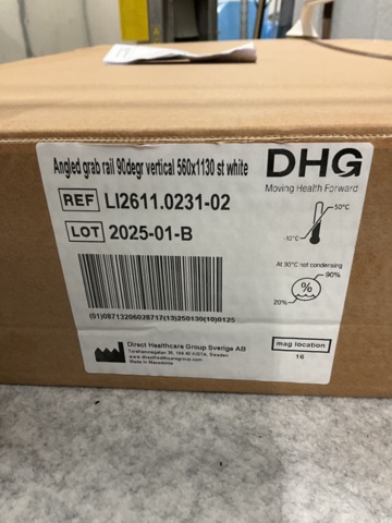 1425261-4 6 st stödräcken DHG Ergogrip 560x1130mm