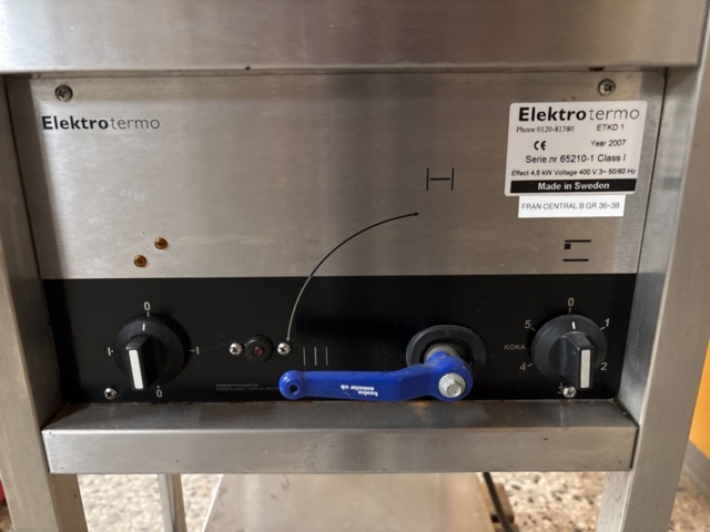 1372499-6 Heating equipment Elektroterm ETKD 1 – 4.5 kW (2007)