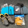 1299773-1 Softshell jackets size S, work shoes size 39 & knee pads