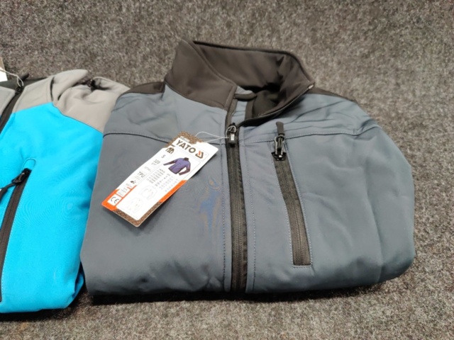 1299773-13 Softshell jackets size S, work shoes size 39 & knee pads