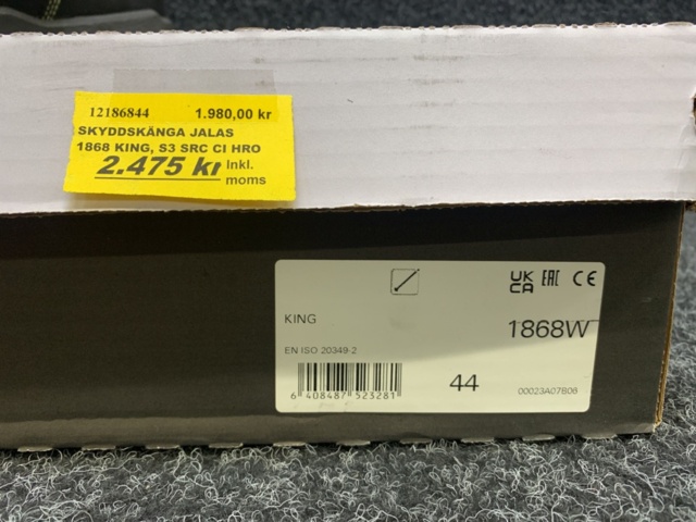 1425654-4 Skyddskänga Jalas 1868, Strl 44