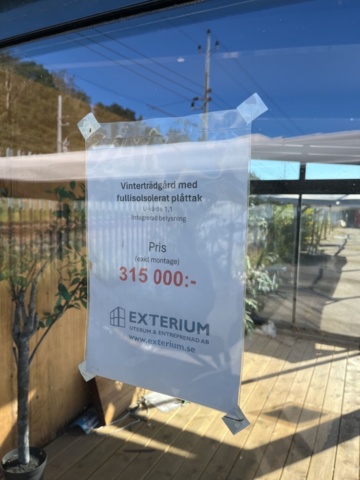 1277258-4 Vinterträdgård/uterum för demontering - Exterium