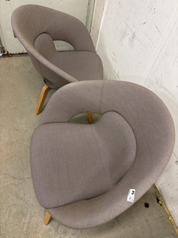 1204826-1 2st Skandiform Deli by Kinnarps fåtöljer grå Del - 2023