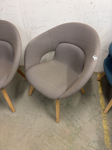 1204826-5 2st Skandiform Deli by Kinnarps fåtöljer grå Del - 2023