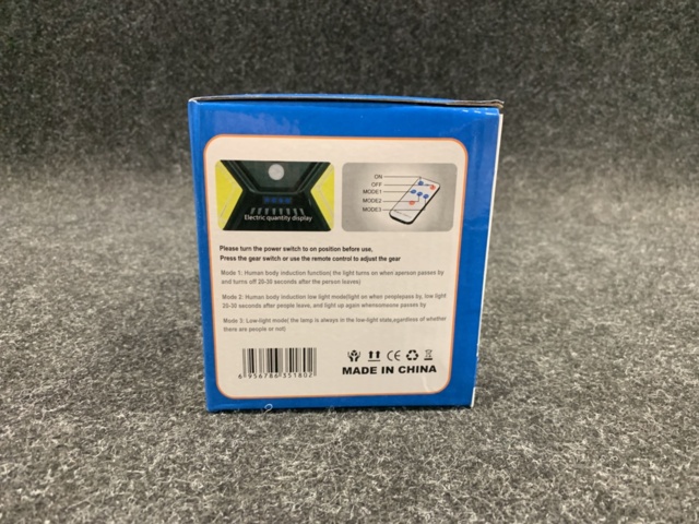 1424646-4 Socellslampa + fjärrkontroll vattentät 180 COB