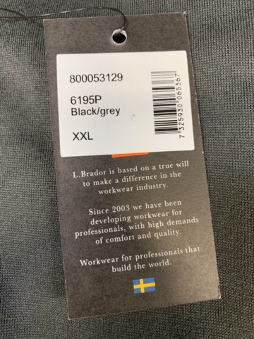 1425797-4 Tröja L.Brador 6195P Omnio, Strl XXL