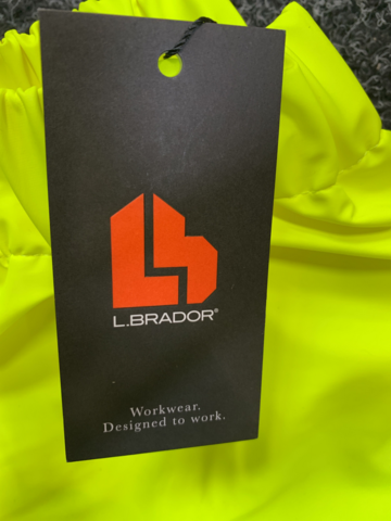 1425843-3 Regnbyxa L.Brador varsel 930 Hi-Vis, Strl L